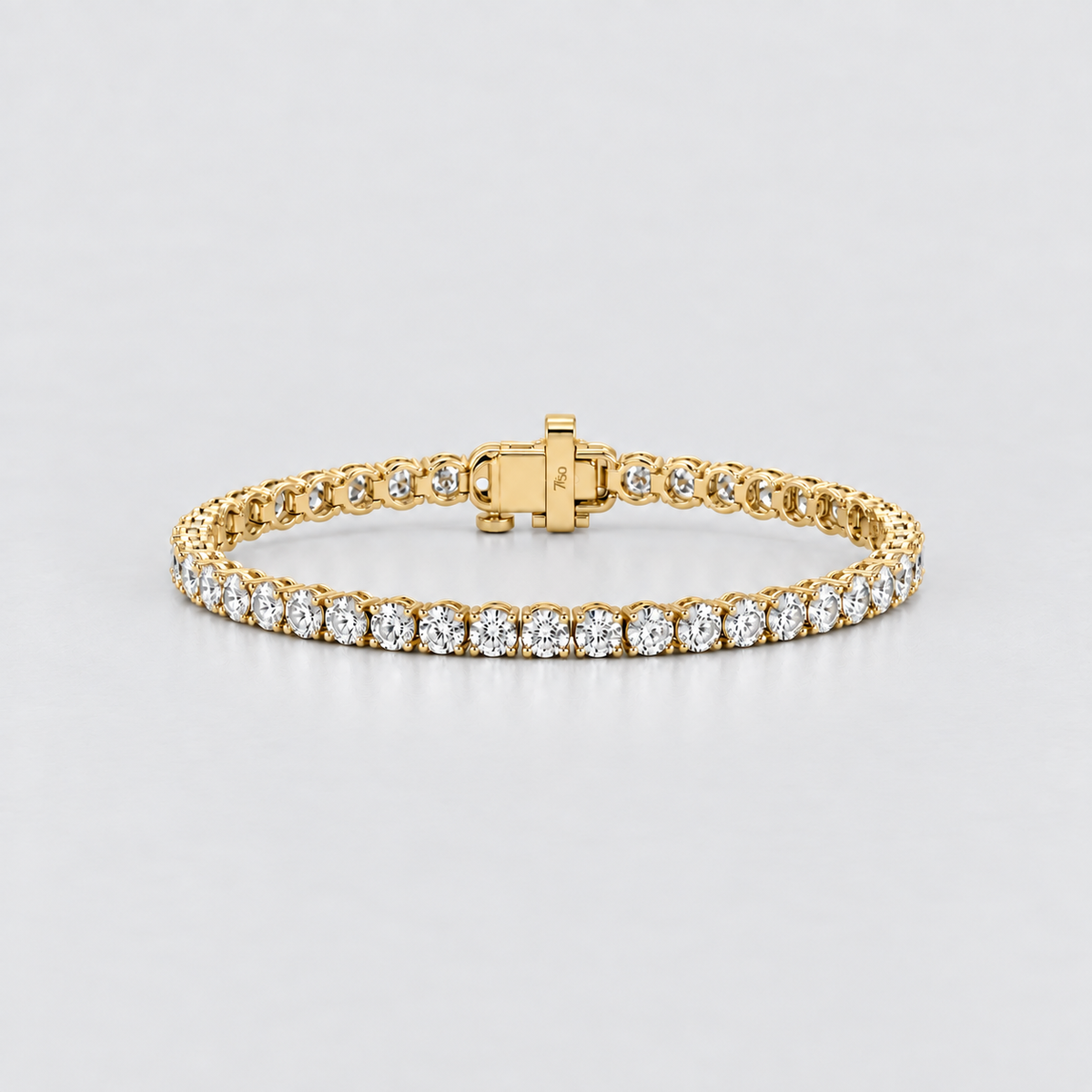 5 Ct. Lab-Grown Diamond Tennis Round-Cut Bracelet (EF/VVS-VS)