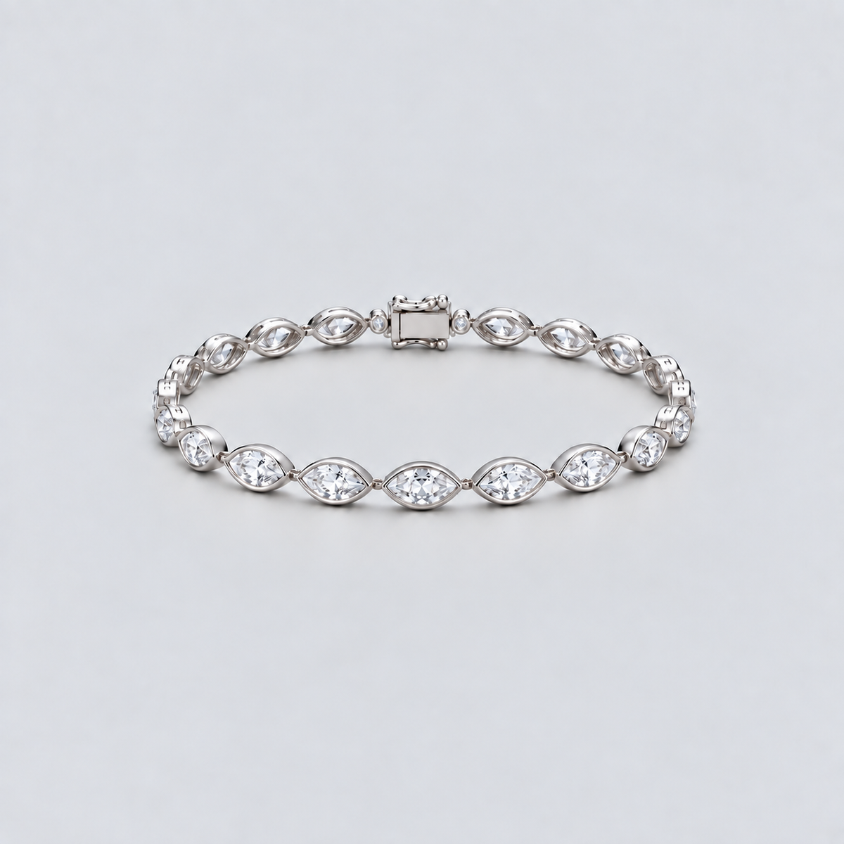 5 Ct. Lab Grown Diamond Marquise Cut Tennis Bracelet (EF/VVS-VS)