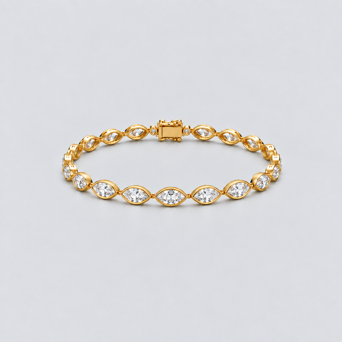 5 Ct. Lab Grown Diamond Marquise Cut Tennis Bracelet (EF/VVS-VS)