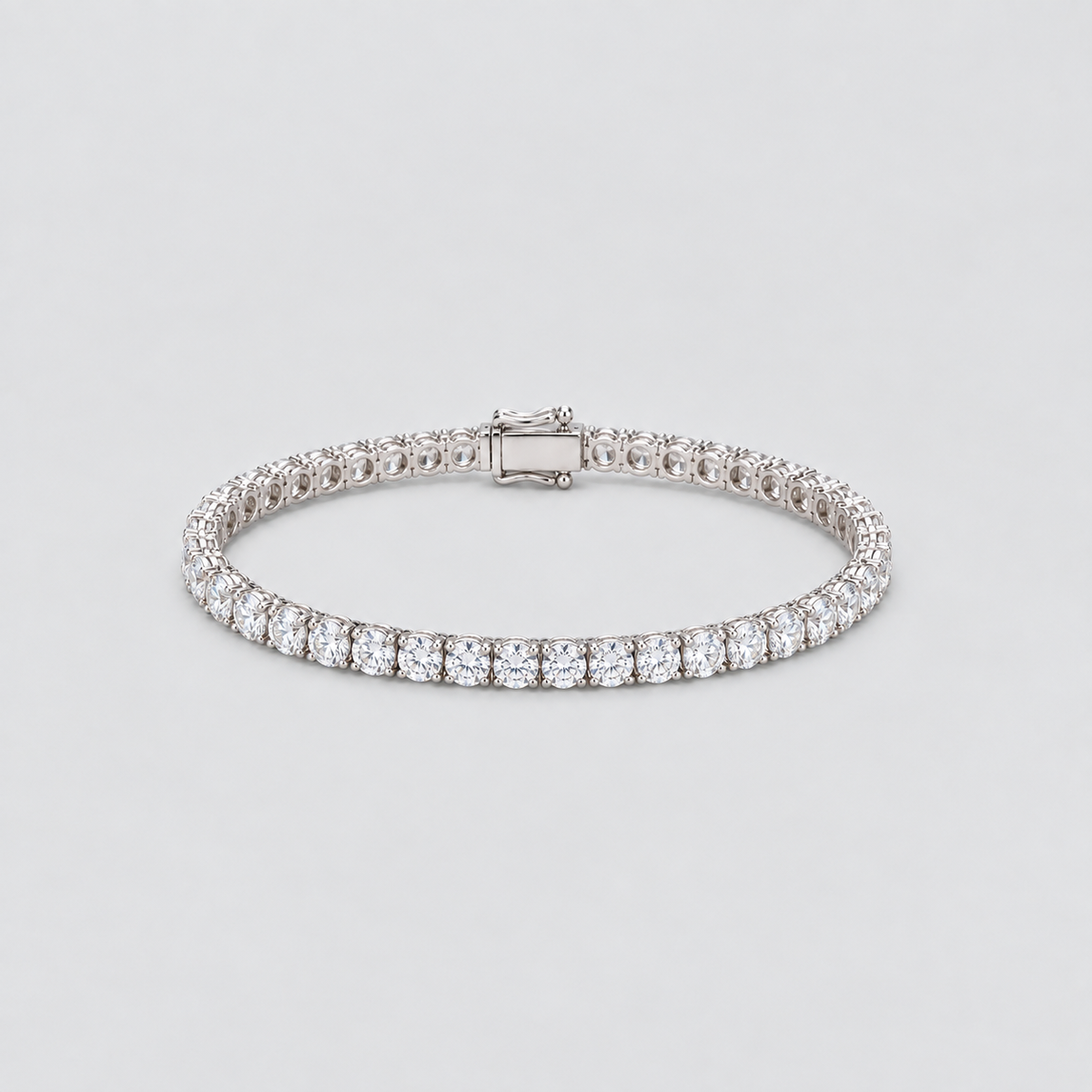 7.50 Ct. Lab Grown Diamond Round Cut Tennis Bracelet (EF/VVS-VS)