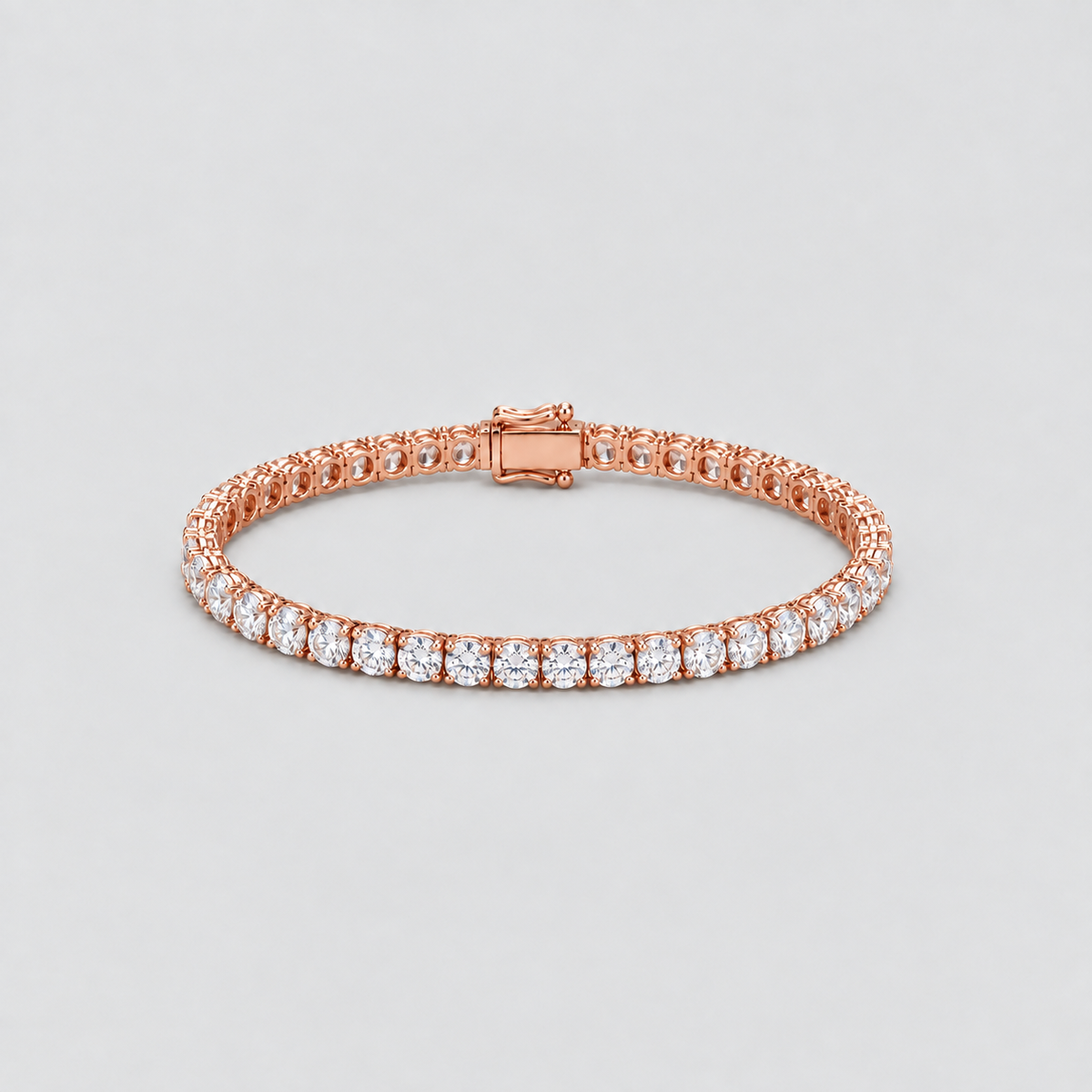 7.50 Ct. Lab Grown Diamond Round Cut Tennis Bracelet (EF/VVS-VS)