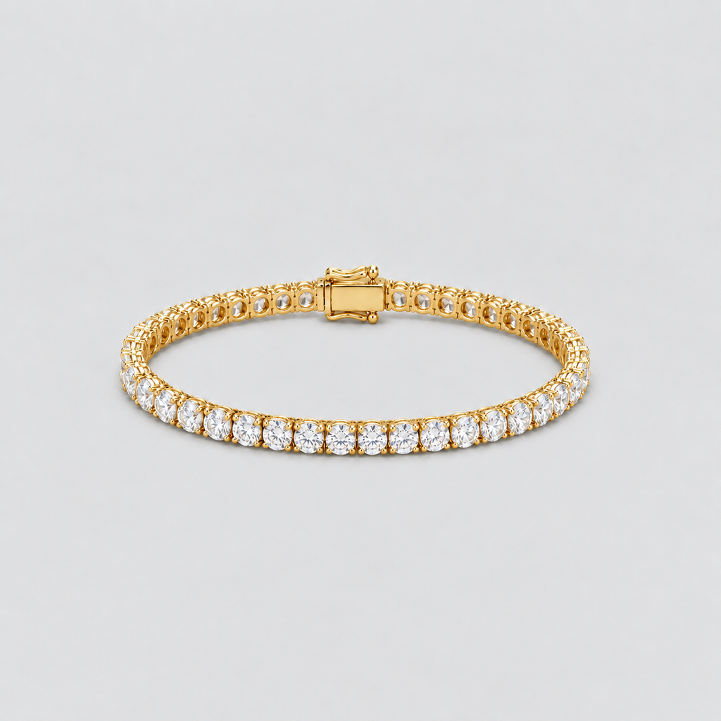 7.50 Ct. Lab Grown Diamond Round Cut Tennis Bracelet (EF/VVS-VS)