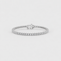 3 Ct. Lab-Grown Diamond Round Cut Tennis Bracelet (EF/VVS-VS)