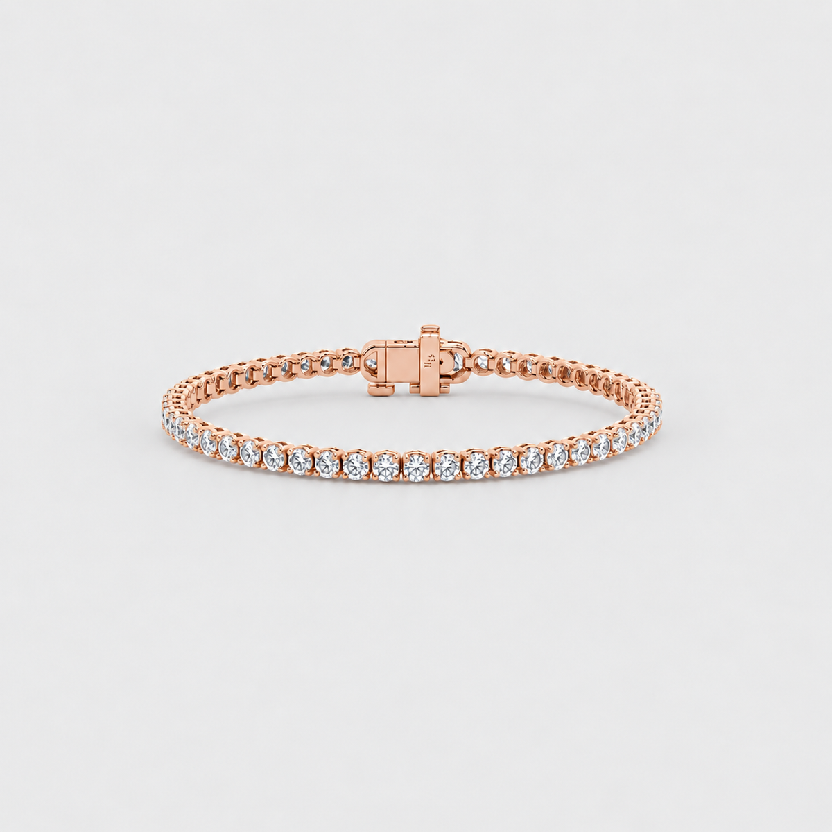 3 Ct. Lab-Grown Diamond Round Cut Tennis Bracelet (EF/VVS-VS)