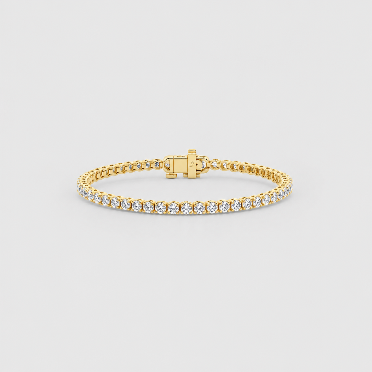 3 Ct. Lab-Grown Diamond Round Cut Tennis Bracelet (EF/VVS-VS)