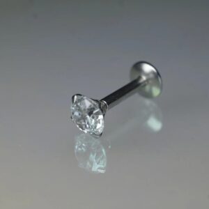 0.10 ct Lab Grown Diamond Nose/Ear Piercing - Image 6