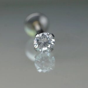 0.10 ct Lab Grown Diamond Nose/Ear Piercing - Image 5