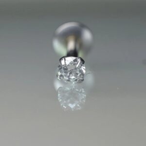 0.10 ct Lab Grown Diamond Nose/Ear Piercing - Image 4