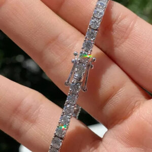6 ct Lab Grown Diamond Tennis Bracelet - Image 3