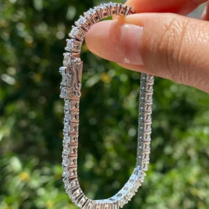 6 ct Lab Grown Diamond Tennis Bracelet - Image 4