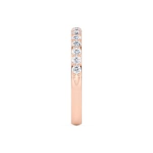 1 ct Lab Grown Diamond Half Eternity Band Ring - Image 2