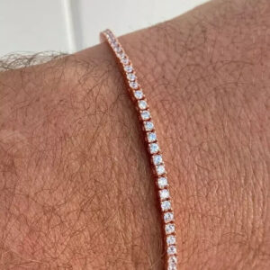 5 ct Lab Grown Diamond Tennis Bracelet - Image 2