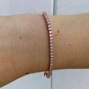 5 ct Lab Grown Diamond Tennis Bracelet - Image 7