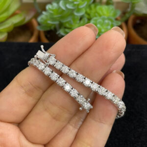 7.5 ct Lab Grown Diamond Tennis Bracelet - Image 10