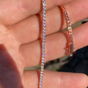 5 ct Lab Grown Diamond Tennis Bracelet - Image 9