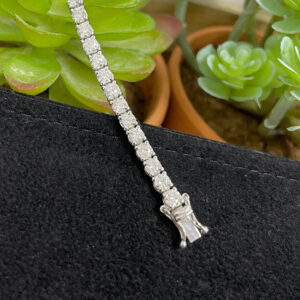 7.5 ct Lab Grown Diamond Tennis Bracelet - Image 7