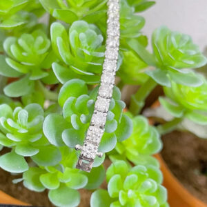7.5 ct Lab Grown Diamond Tennis Bracelet - Image 6