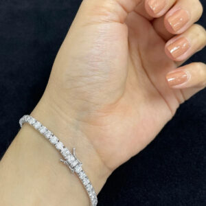 7.5 ct Lab Grown Diamond Tennis Bracelet - Image 3