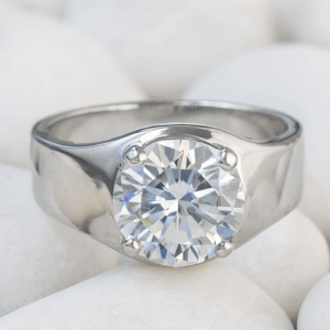 5 ct Lab Grown Diamond Men's Solitaire Ring