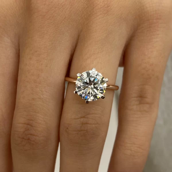 2 ct Round Brilliant Cut Lab Grown Diamond Solitaire Ring