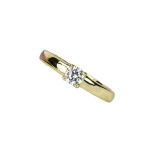 0.50 ct Lab Grown Diamond Men's Solitaire Ring - Image 4