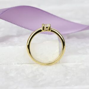 0.50 ct Lab Grown Diamond Men's Solitaire Ring - Image 5