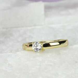 0.50 ct Lab Grown Diamond Men's Solitaire Ring