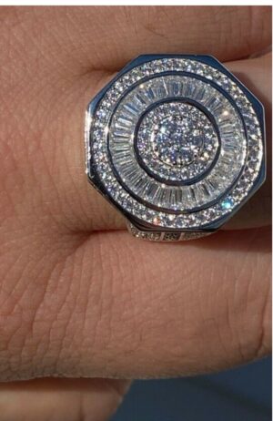 2.5 ct Lab Grown Diamond Men's Ring - Image 3