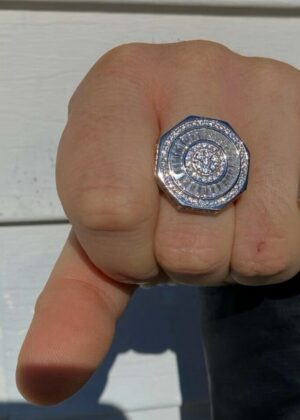 2.5 ct Lab Grown Diamond Men's Ring - Image 4