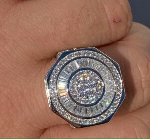2.5 ct Lab Grown Diamond Men's Ring