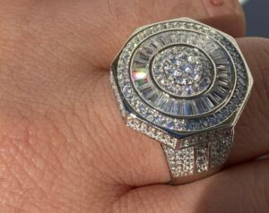 2.5 ct Lab Grown Diamond Men's Ring - Image 2