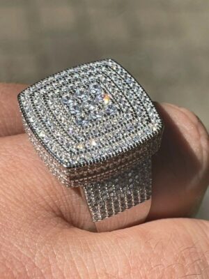 2.5 ct Lab Grown Diamond Men's Ring - Image 2
