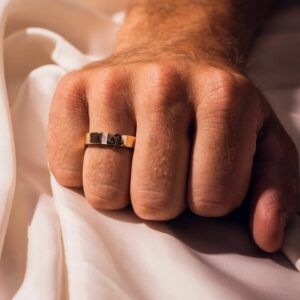 0.25 ct Lab Grown Diamond Men's Eternity Band Ring - Image 4