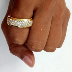 4 ct Lab Grown Diamond Men's Eternity Band Ring - Image 2