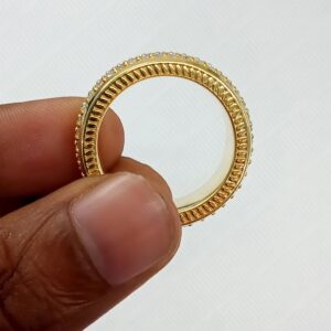 4 ct Lab Grown Diamond Men's Eternity Band Ring - Image 5