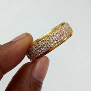 4 ct Lab Grown Diamond Men's Eternity Band Ring - Image 7