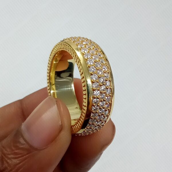 4 ct Lab Grown Diamond Men's Eternity Band Ring
