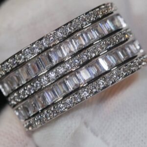 3 ct Lab Grown Diamond Men's Band Ring - Image 2