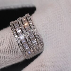 3 ct Lab Grown Diamond Men's Band Ring - Image 9