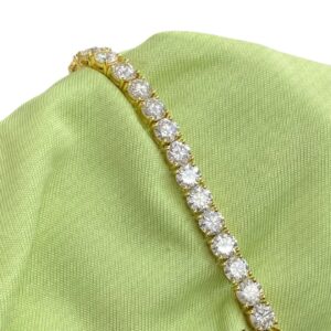 15 ct Lab Grown Diamond Men's Tennis Bracelet