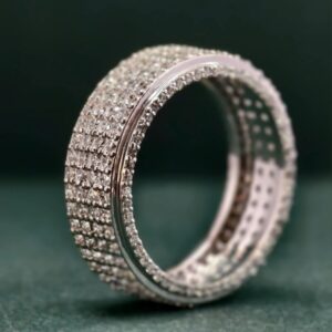 5 ct Lab Grown Diamond Men's Eternity Band Ring - Image 4