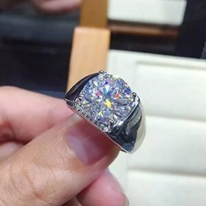 2.50 ct Lab Grown Diamond Men's Solitaire Ring (5)