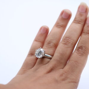 2 ct Lab Grown Solitaire diamond Ring - Image 7