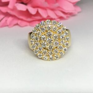 0.40 ct Lab Grown Diamond Cluster Ring