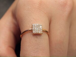 0.50 ct Lab Grown Diamond Cluster Ring