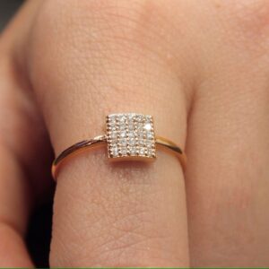0.50 ct Lab Grown Diamond Cluster Ring