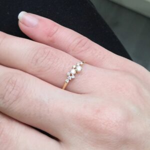 0.25 ct Lab Grown Diamond Cluster Ring - Image 2