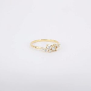 0.25 ct Lab Grown Diamond Cluster Ring - Image 3