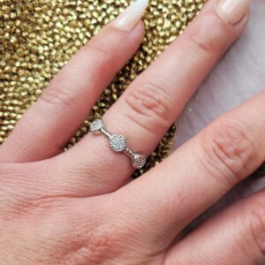 0.25 ct Lab Grown Diamond Cluster Ring