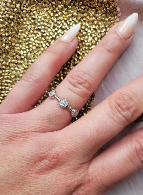 0.25 ct Lab Grown Diamond Cluster Ring